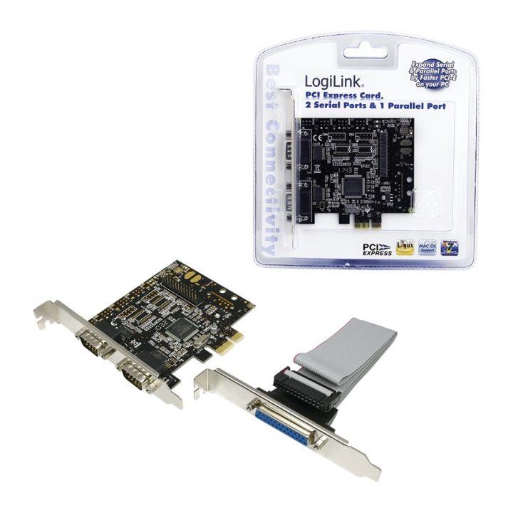 LogiLink PC0033 Internal Parallel, Serial Interface Card and Adapter