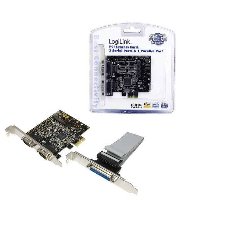 LogiLink PC0033 placa e adaptador de interface interna Paralelo, Série
