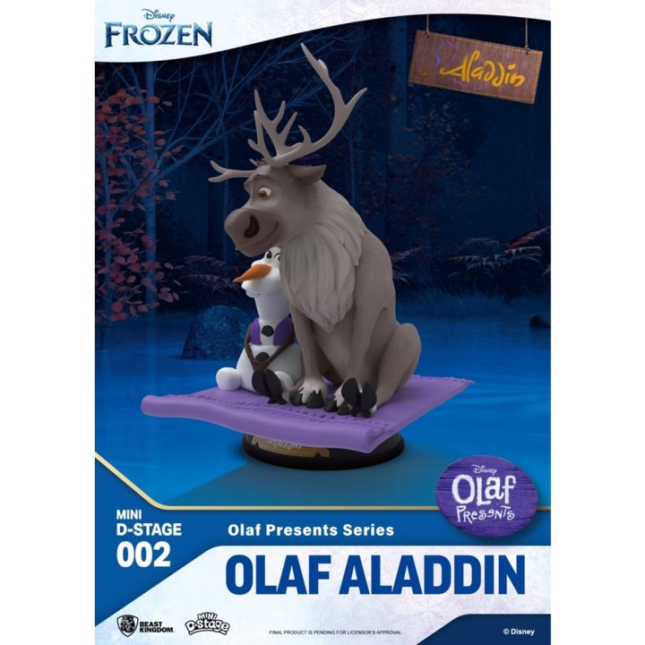 Figura minidstage Disney olaf apresenta olaf simba (MDS-002C)