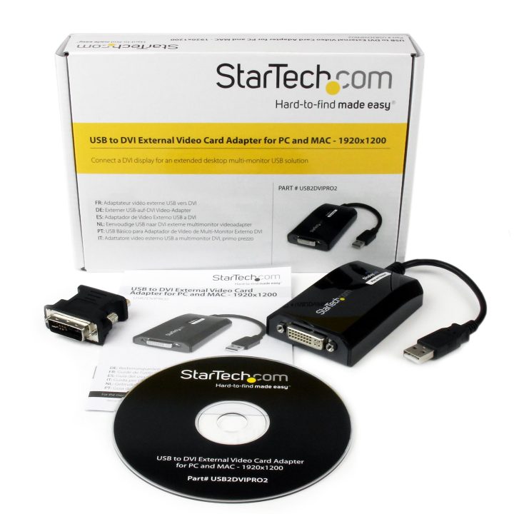 StarTech.com External USB to DVI Video Adapter - External Graphics…