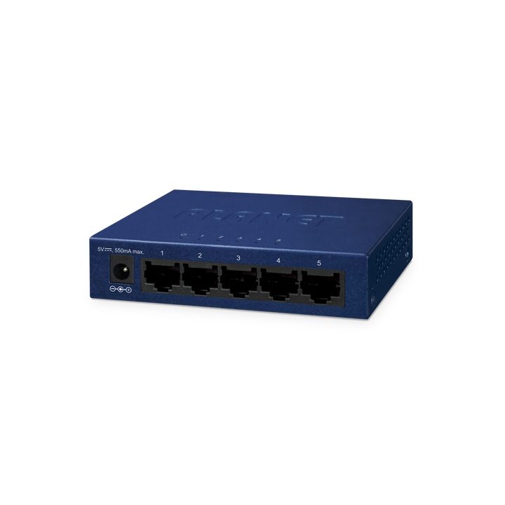 PLANET FSD-503 Fast Ethernet (10/100) Switch Blue