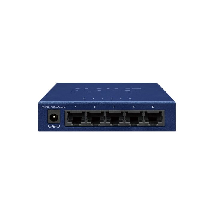 PLANET FSD-503 Fast Ethernet (10/100) Switch Blue