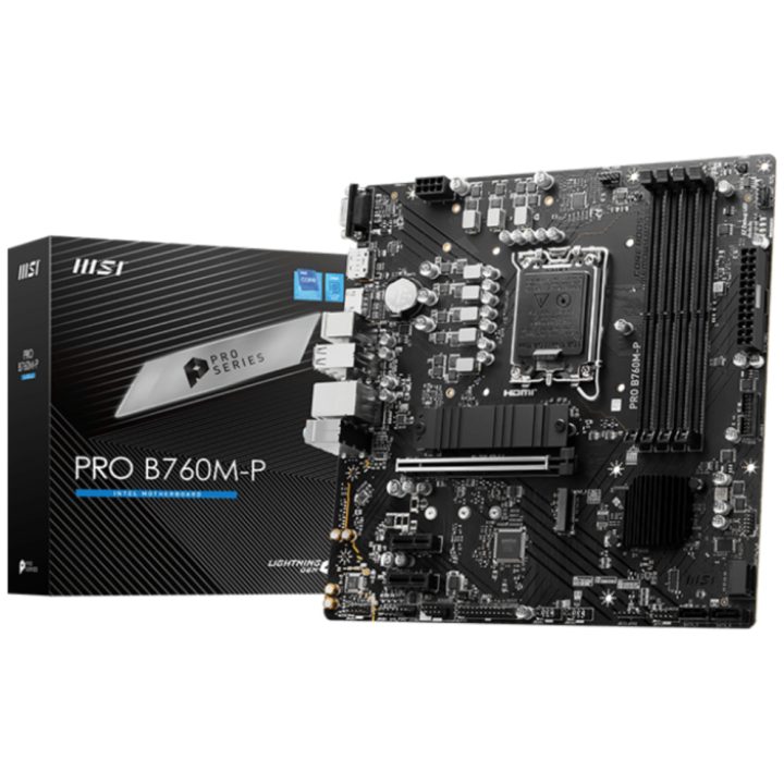 MSI PRO B760M-P motherboard Intel B760 LGA 1700 micro ATX