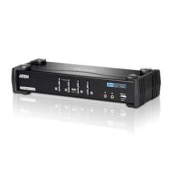 ATEN 4-Port Dual Link DVI/Audio USB KVMP™ Switch