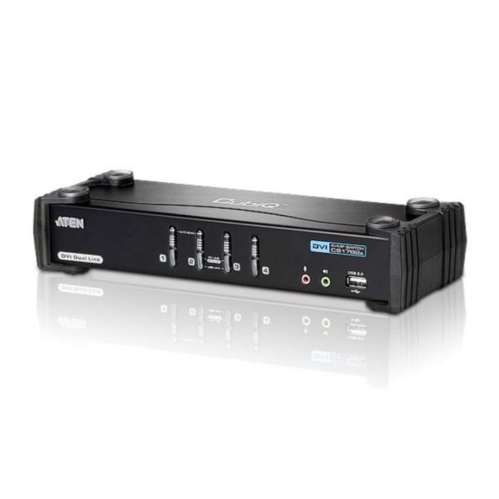 ATEN Switch KVMP™ DVI/Áudio dual link USB de 4 portas