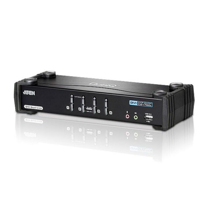 ATEN 4-Port Dual Link DVI/Audio USB KVMP™ Switch