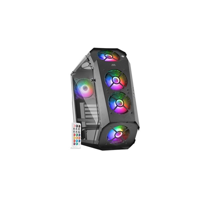 Mars Gaming MC51, Caixa PC Gaming ATX, Vidro Temperado Duplo, 5x…