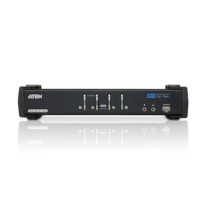 ATEN Switch KVMP™ DVI/Audio dual link USB de 4 puertos