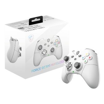 MSI FORCE GC300 WIRELESS WHITE Blanco USB 2.0 Gamepad Analógico PC