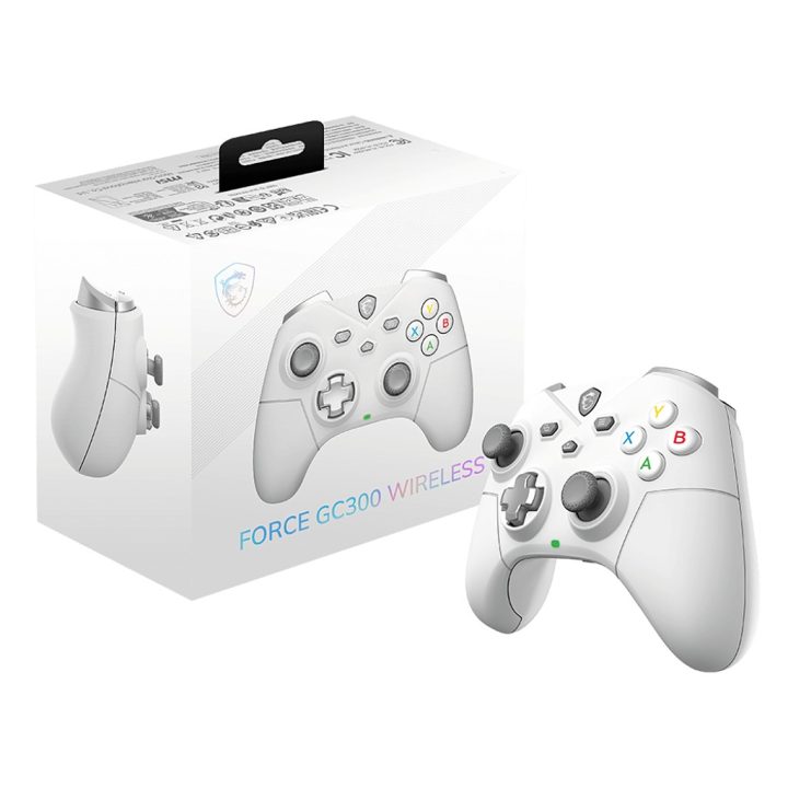 MSI FORCE GC300 WIRELESS WHITE Branco USB 2.0 Gamepad Analógico PC
