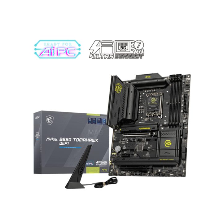 MSI MAG B860 TOMAHAWK WIFI placa base Intel B860 LGA 1851 (Socket V1)…