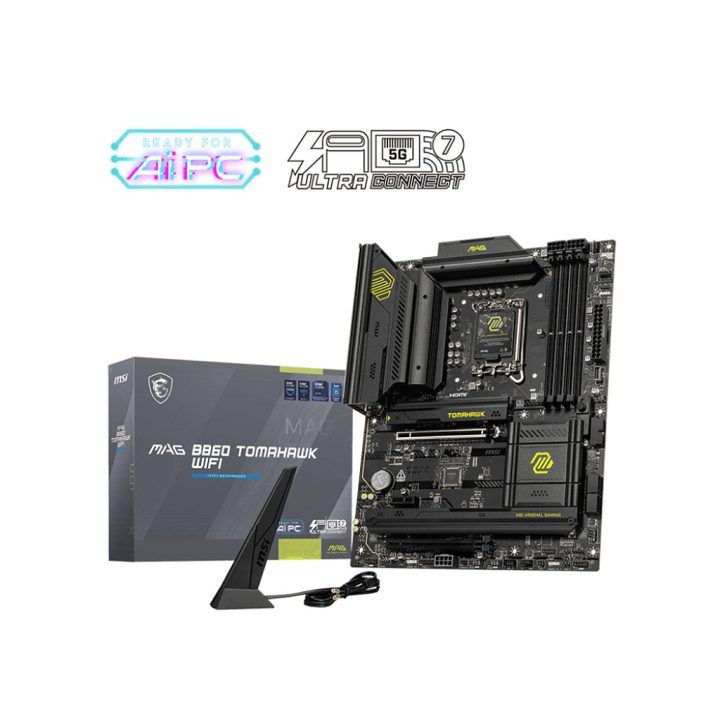 MSI MAG B860 TOMAHAWK WIFI placa base Intel B860 LGA 1851 (Socket V1)…