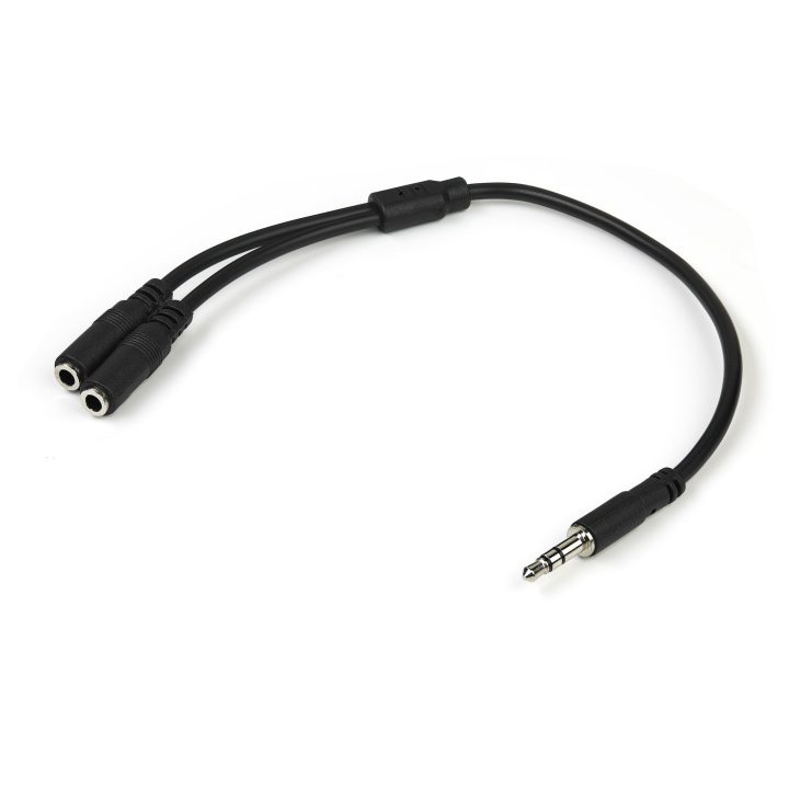 StarTech.com Adaptador Divisor de Auscultadores Mini-Jack 3,5 mm 3…