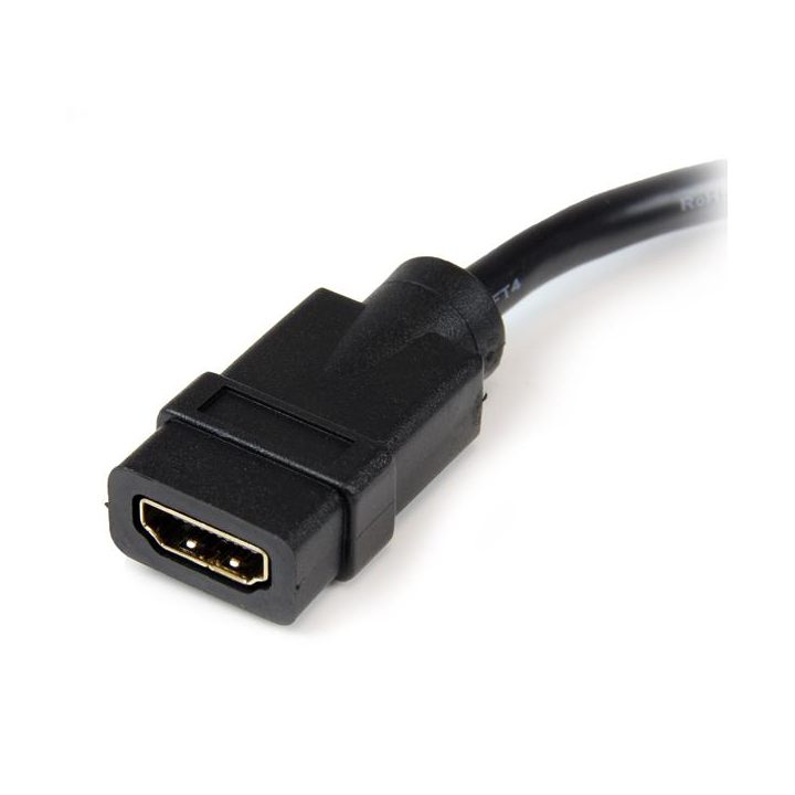StarTech.com Adaptador de 20cm HDMI a DVI - DVI-D Macho - HDMI Hembra…