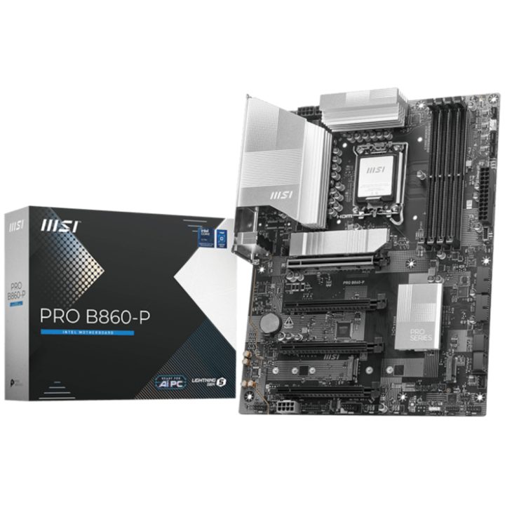 MSI PRO B860-P motherboard Intel B860 LGA 1851 (Socket V1) ATX