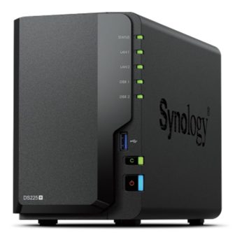 Synology DiskStation DS225+ NAS Server 2GB 2-Bay Gigabit Ethernet