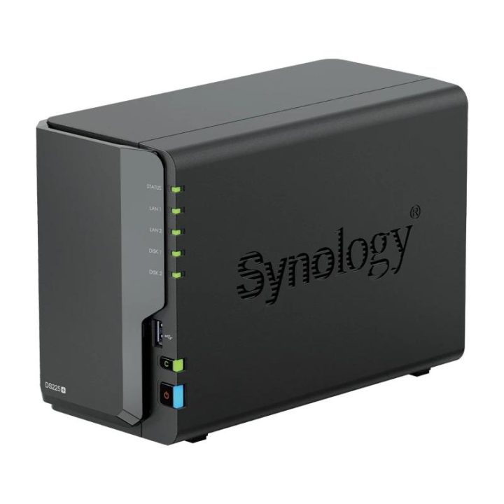 Servidor NAS Synology DiskStation DS225+ 2GB 2 baias Gigabit Ethernet