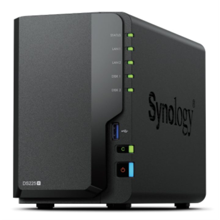 Synology DiskStation DS225+ NAS Server 2GB 2-Bay Gigabit Ethernet