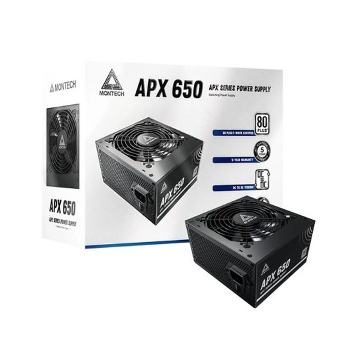 Montech APX650 Black ATX 650W Power Supply