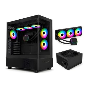 Montech XR Black Liquida 360 ATX Tower 650W (XR PF360 650B)