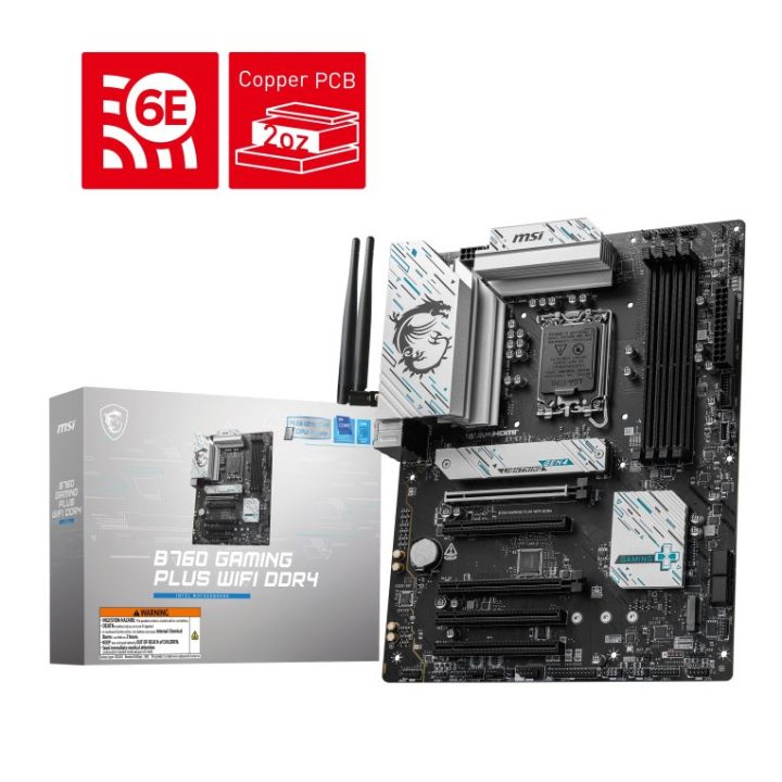 MSI B760 GAMING PLUS WIFI DDR4 motherboard Intel B760 LGA 1700 ATX