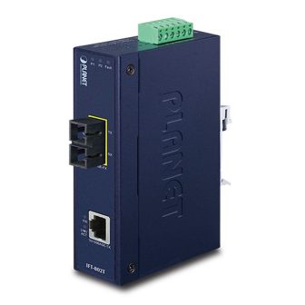 PLANET IFT-802T conversor de meio 200 Mbit/s 1310 nm Azul