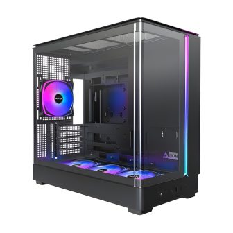 Torre mATX Montech King 15 Pro ARGB preta (KING 15 PRO (B))