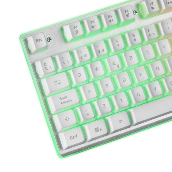 Mars Gaming MCPXWES, Blanco, Único