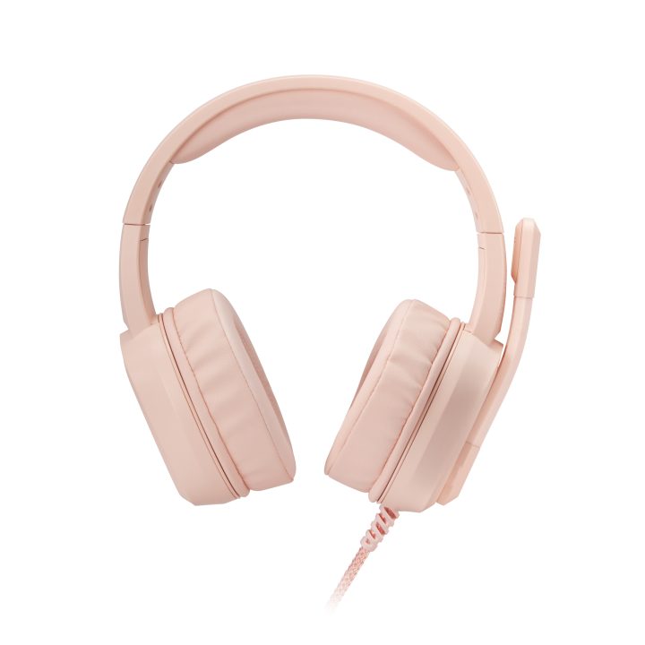 Mars Gaming MH320P Rosa, Auscultadores Neodímio RGB Flow, Microfone e…