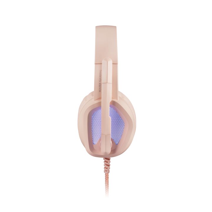 Mars Gaming MH320P Pink, RGB Flow Neodymium Headphones, Microphone…