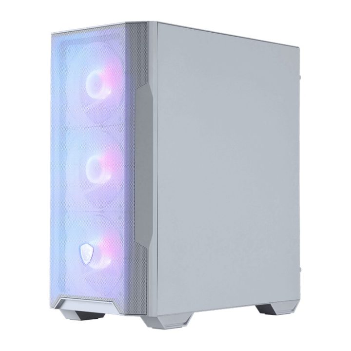 MSI MAG Forge M100R Micro Torre Transparente, Branco