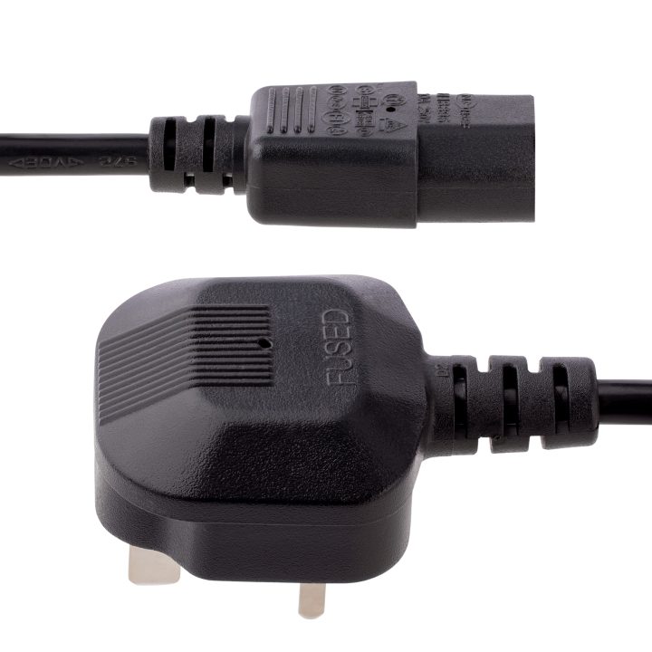 StarTech.com Cable de 3m de Alimentación de Ordenador, 18AWG, BS 1363…