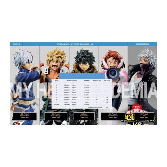 Ichiban kuji my hero academia-vs-lote 80 articulos (IK62714)