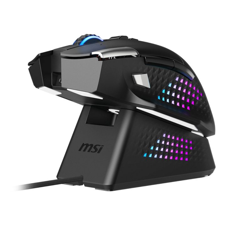 MSI S12-4301370-CLA Right-Handed Gaming Mouse RF Wireless + Bluetooth…