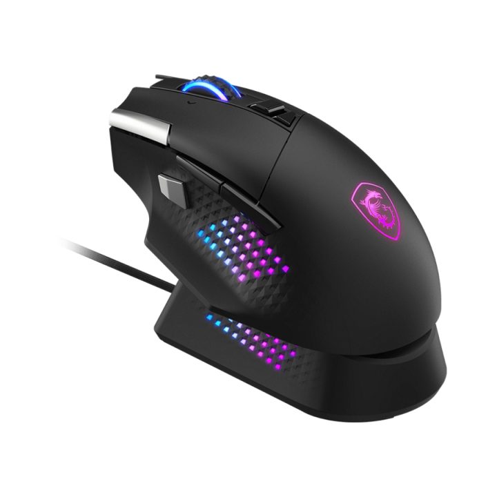 MSI S12-4301370-CLA Right-Handed Gaming Mouse RF Wireless + Bluetooth…