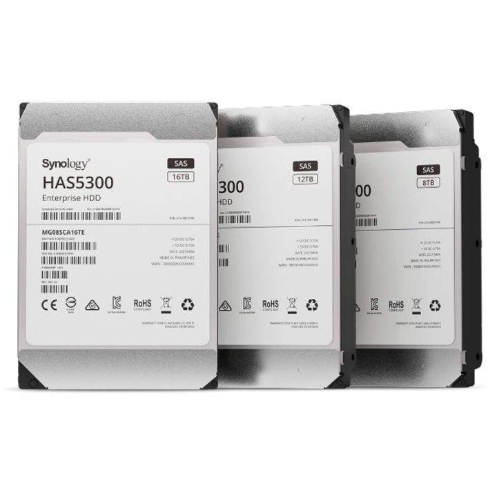 Synology HAS5300 - Hard Drive - 12TB - Internal - 3.5" - SAS 12Gb/s -…