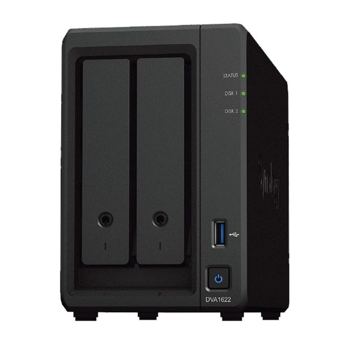Gravador digital Synology DVA1622 NVR 4K IA