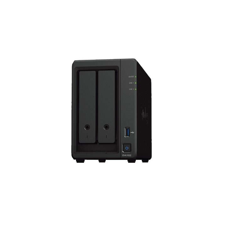 Gravador digital Synology DVA1622 NVR 4K IA