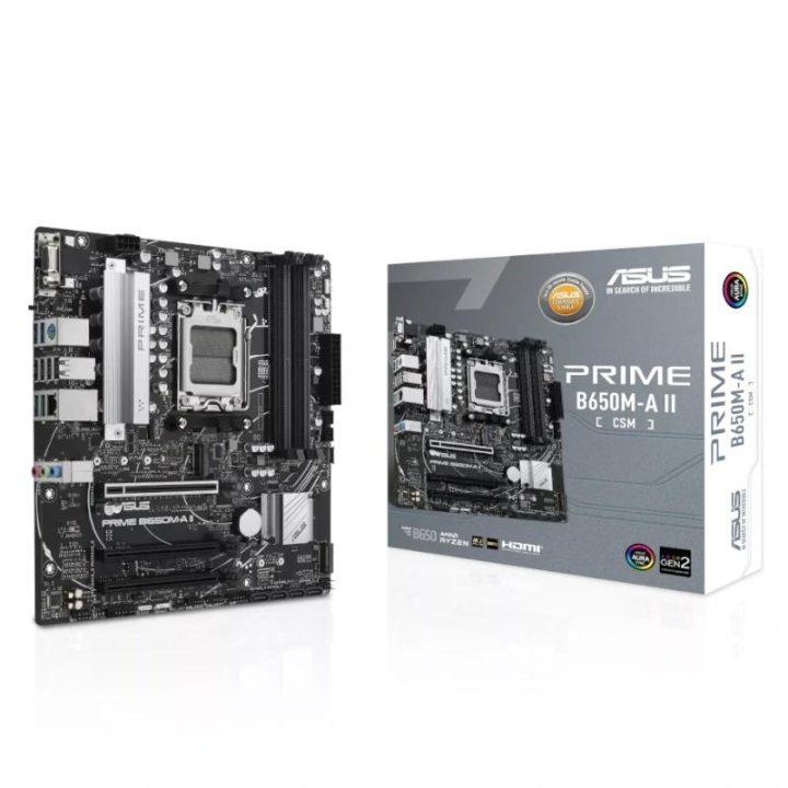 ASUS PRIME B650M-A II-CSM AMD B650 Socket AM5 micro ATX