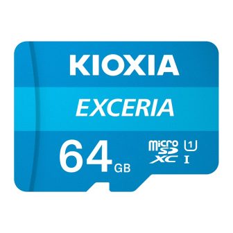 Cartão de memória micro SD KIOXIA 64GB Exceria UHS-I C10 R100 com…