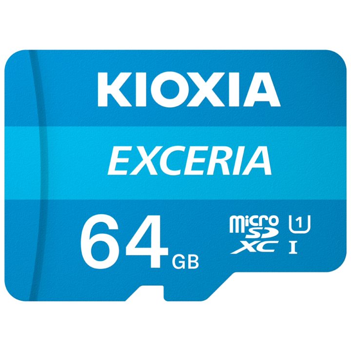 Cartão de memória micro SD KIOXIA 64GB Exceria UHS-I C10 R100 com…
