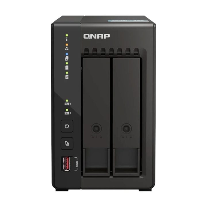 QNAP TS-253E NAS Tower Intel® Celeron® J6412 8 GB 0 TB QNAP QTS Black