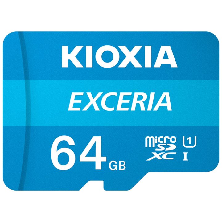 KIOXIA 64GB Exceria UHS-I C10 R100 Micro SD Memory Card with Adapter…