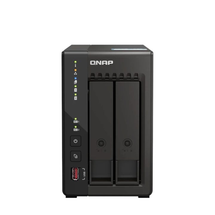 QNAP TS-253E NAS Tower Intel® Celeron® J6412 8 GB 0 TB QNAP QTS Black