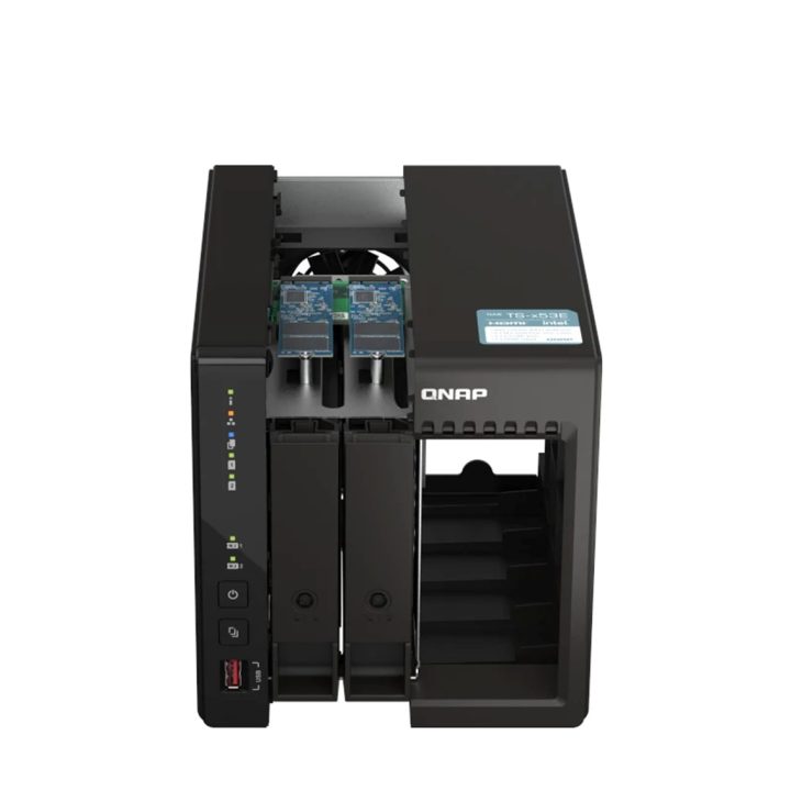 QNAP TS-253E NAS Torre Intel® Celeron® J6412 8 GB 0 TB QNAP QTS Preto
