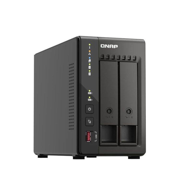 QNAP TS-253E NAS Torre Intel® Celeron® J6412 8 GB 0 TB QNAP QTS Preto
