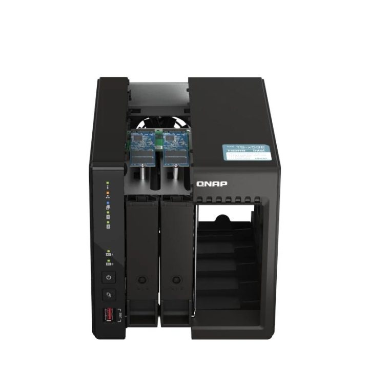 QNAP TS-253E NAS Torre Intel® Celeron® J6412 8 GB 0 TB QNAP QTS Negro