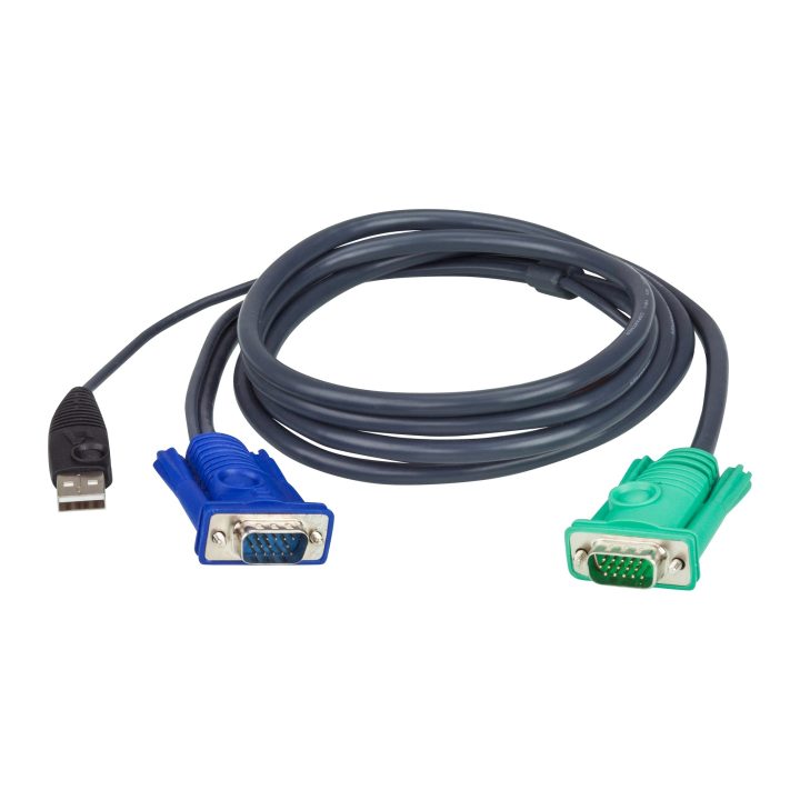ATEN Cabo KVM USB com SPHD 3 em 1 de 1,2 m