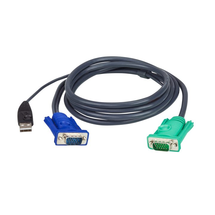 ATEN Cabo KVM USB com SPHD 3 em 1 de 1,2 m