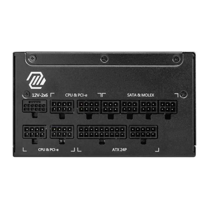 MSI MAG A1250GL PCIE5 Power Supply Unit 1250 W 24-pin ATX ATX Black